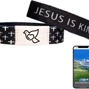 Bible Verse NFC Bracelets Christian Jewelry Inspirational Faith Gift for Women
